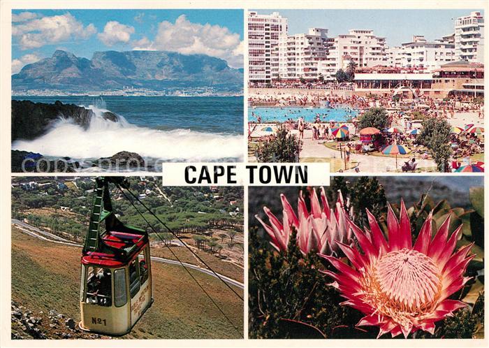 Cape Town Kaapstad Kapstadt Table Mountain from Bloubergstrand Seilbahn