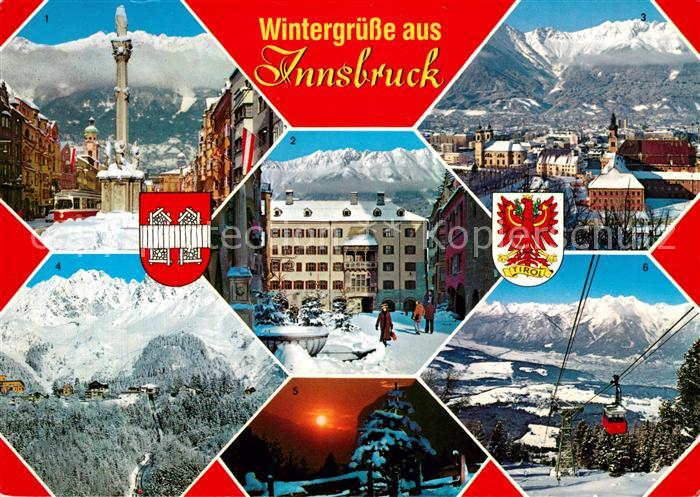 Innsbruck Annasaeule Goldenes Dachl Basilika Stiftskirche Hungerburg Seegrube Ma