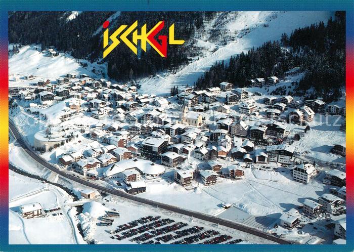 Ischgl Fliegeraufnahme Winter
