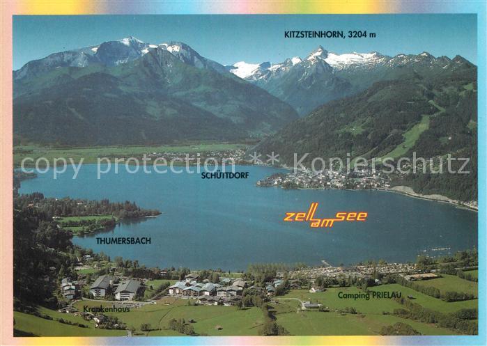 Zell See Fliegeraufnahme Schuettdorf Thumersbach