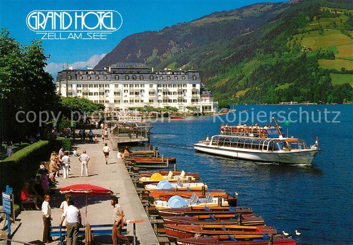 Zell See Grand Hotel Bootsanlegestelle