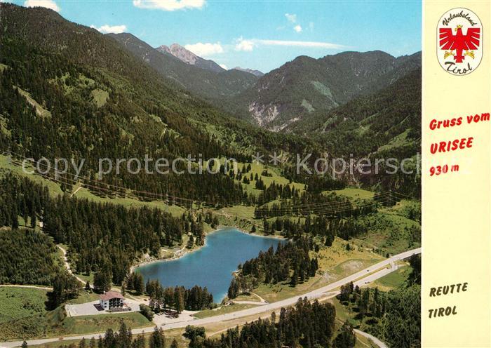 Reutte Tirol Urisee Fliegeraufnahme