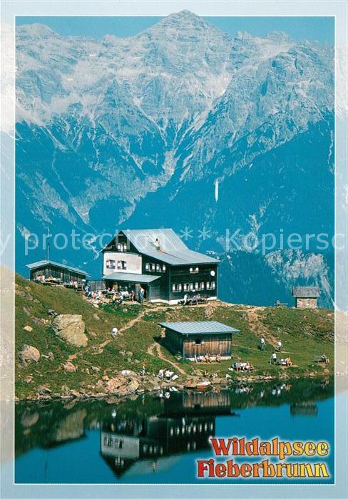 Fieberbrunn Tirol Wildseeloder Haus Wildalpsee Loferer Steinberge