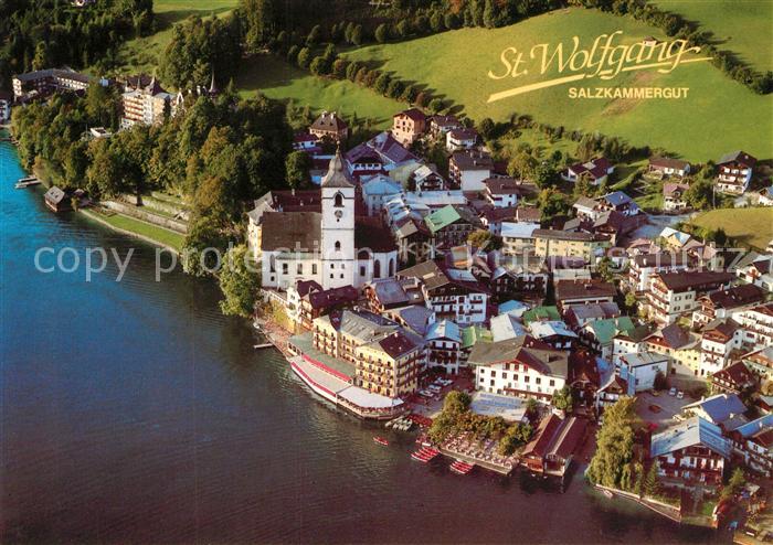 Wolfgang Wolfgangsee St Fliegeraufnahme Wallfahrtskirche