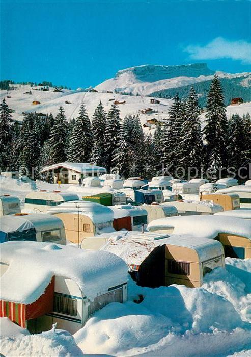 Riezlern Kleinwalsertal Vorarlberg Campingplatz Zwerwald Winter
