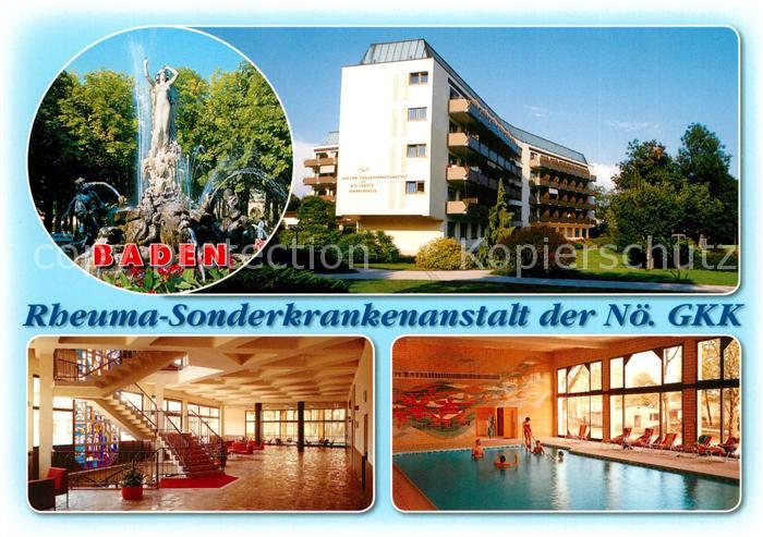 Baden Wien Rheuma Sonderkrankenhaus Schwimmbad