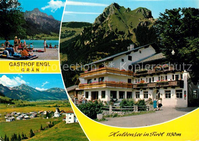 Haldensee Gasthof Engl Graen