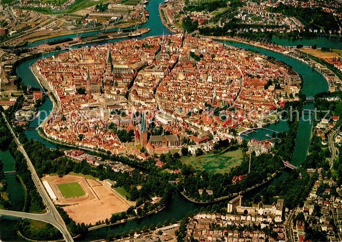 Luebeck Fliegeraufnahme