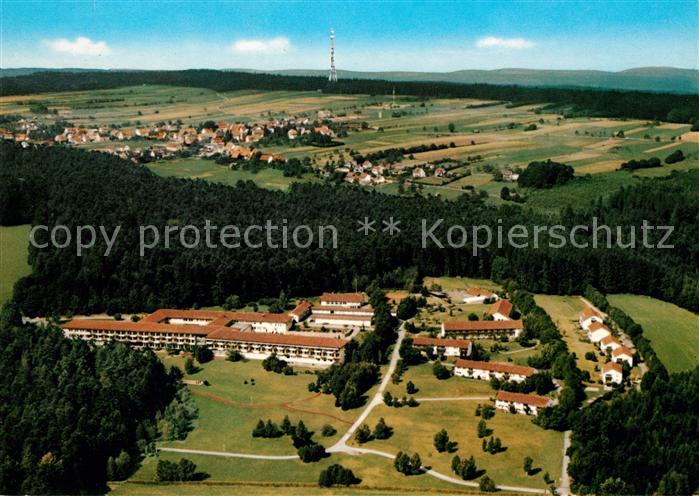 Schoemberg Schwarzwald Fliegeraufnahme Roemerberg Klinik Langenbrand