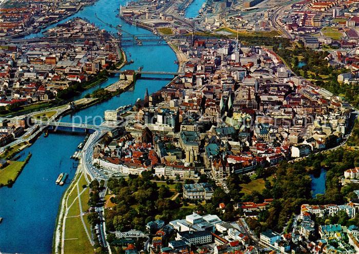 BREMEN  CITY Fliegeraufnahme