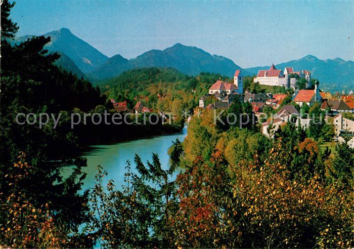 Fuessen Allgaeu Breitenberg Panorama Lech