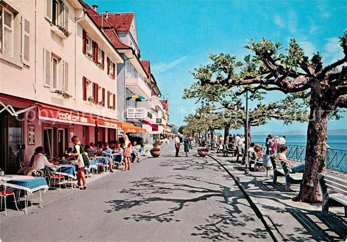 Meersburg Bodensee Seestrasse Promenade