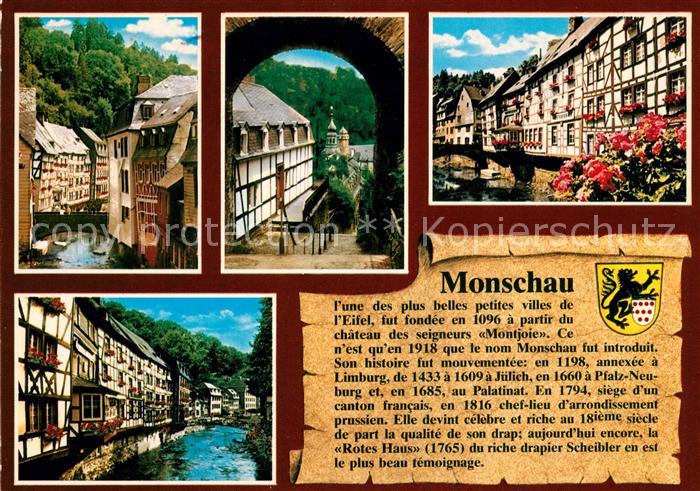Monschau Fachwerk Panorama