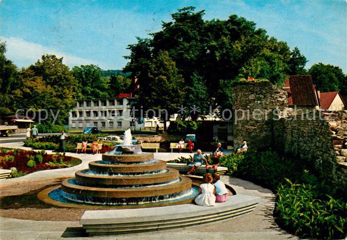 Bad Orb Springbrunnen Stadtmauer
