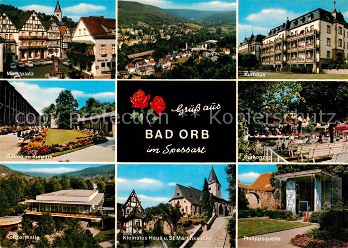 Bad Orb Marktplatz Kurhaus Saline Kurpark Konzerthalle Philippsquelle