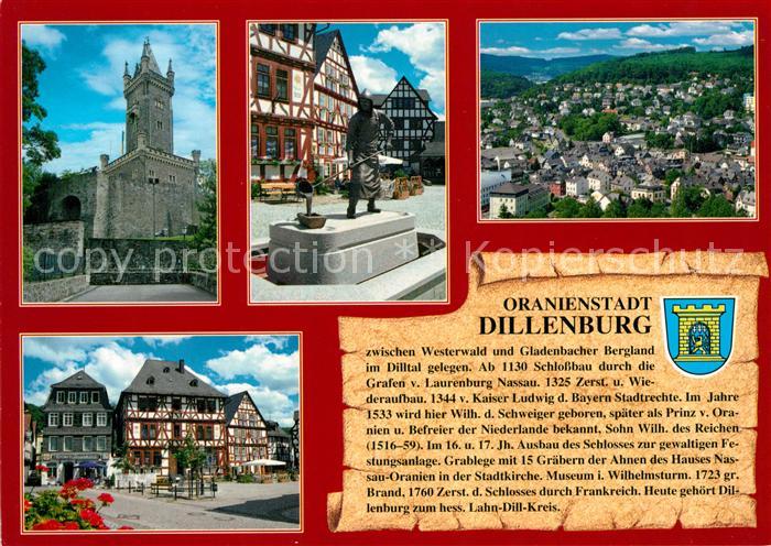 Dillenburg Burg Marktplatz Denkmal