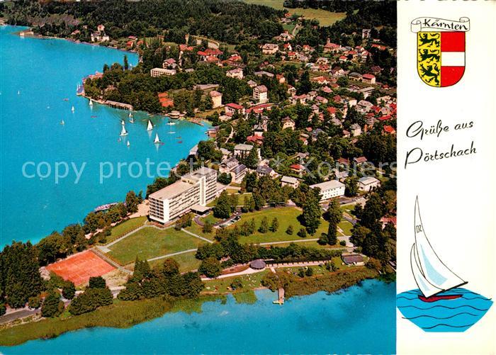 Poertschach Woerthersee Fliegeraufnahme