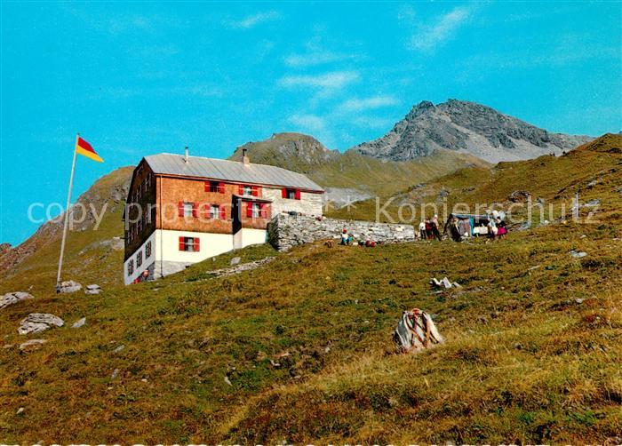 Edelhuette Sektion Wuerzburg Ahornspitze Zillertaler Alpen