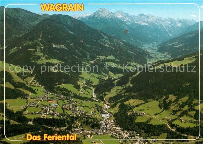 Wagrain Salzburg Fliegeraufnahme Kleinarltal Kraxenkogel