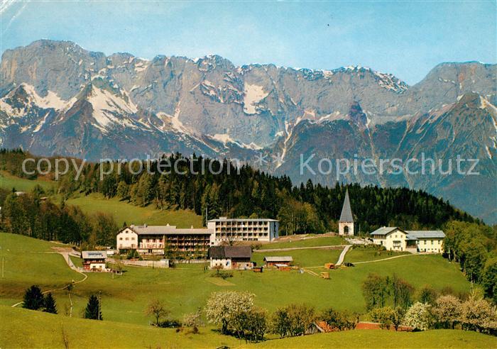 Duerrnberg Hallein Kuranstalt Erholungsheim Sankt Josef Kirche Gondelbahn Unters