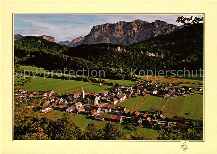 Bezau Vorarlberg Fliegeraufnahme