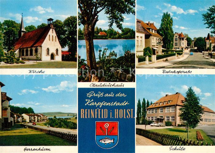 Reinfeld Holstein Schule Kirche Bahnhofstrasse
