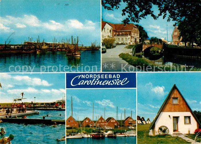 Carolinensiel Ostfriesland Hafen Schwimmbad