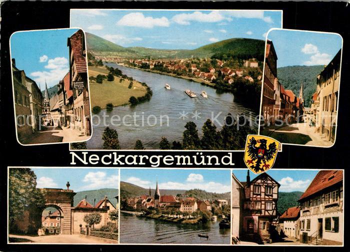 Neckargemuend Fliegeraufnahme Stadtansichten