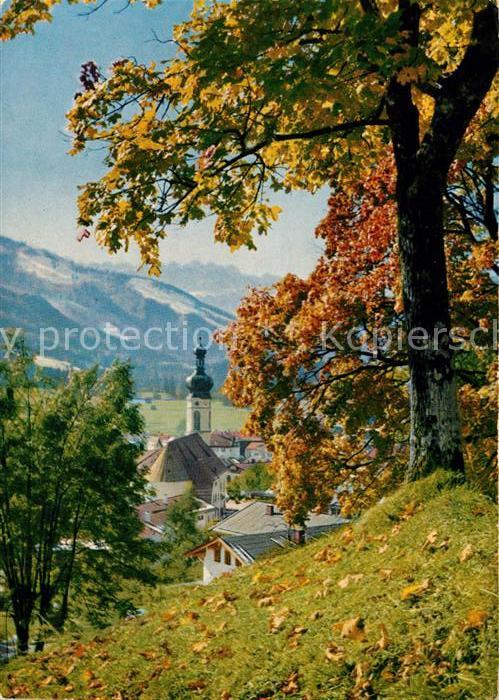 Reit Winkl Panorama Kirche Herbststimmung