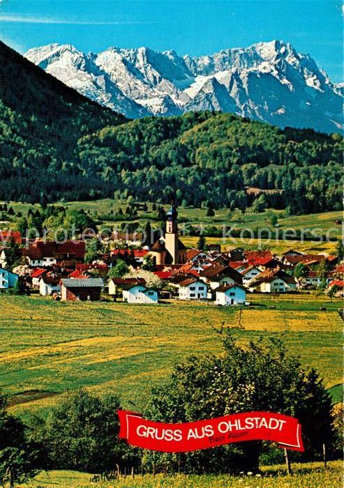Ohlstadt Zugspitzgruppe Panorama