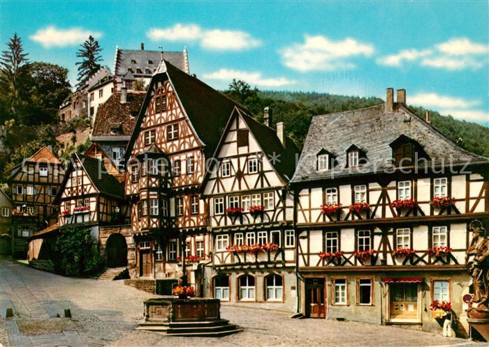 Miltenberg Main Historischer Marktplatz Burg