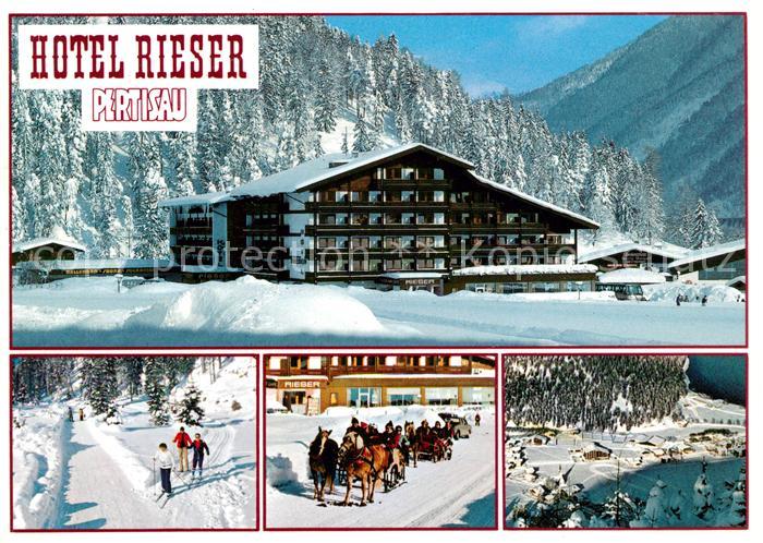Pertisau Achensee Hotel Rieser Pferdekutschen Winterlandschaften
