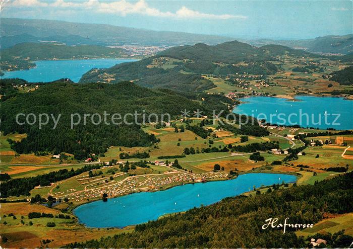 Hafnersee Fliegeraufnahme Keutschachersee Woerthersee