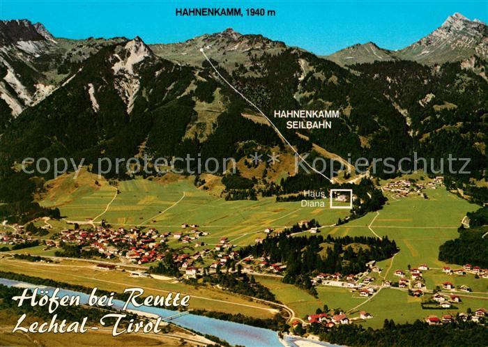 Hoefen Tirol Panorama Hahnenkamm Seilbahn