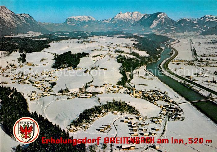 Breitenbach Inn Fliegeraufnahme Winter