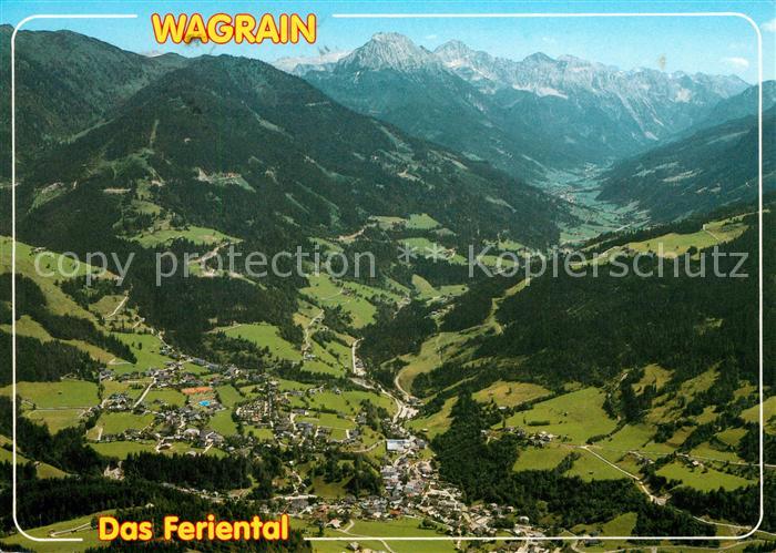 Wagrain Salzburg Fliegeraufnahme Kleinarltal Kraxenkogel