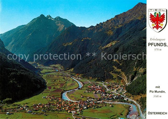 Pfunds Fliegeraufnahme Piz Mundin