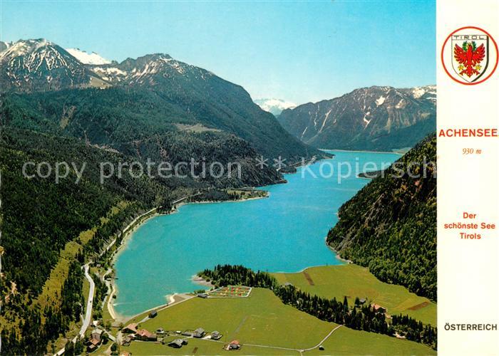 Achenkirch Fliegeraufnahme Rofangebirge Baerenkogel Achensee