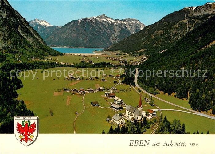 Eben Achensee Fliegeraufnahme Karwendelgebirge Seekarspitze