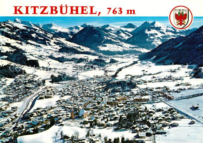 Kitzbuehel Tirol Fliegeraufnahme Pfarrkirche Sankt Andreas