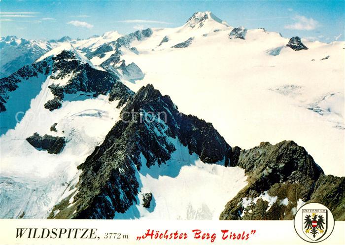 Wildspitze Panorama Winter Hoechster Berg Tirols