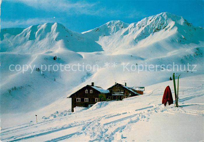 Hirschegg Kleinwalsertal Vorarlberg Schwarzwasserhuette Winter