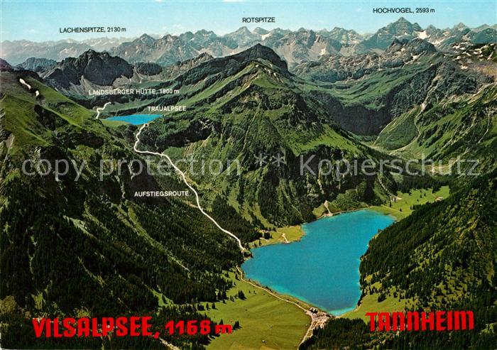 Tannheim Tirol Vilsalpsee Panorama