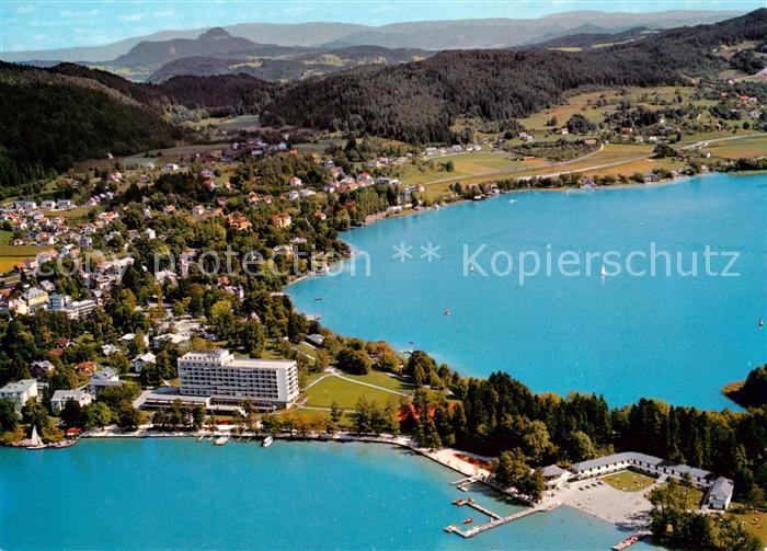Poertschach Woerthersee Fliegeraufnahme