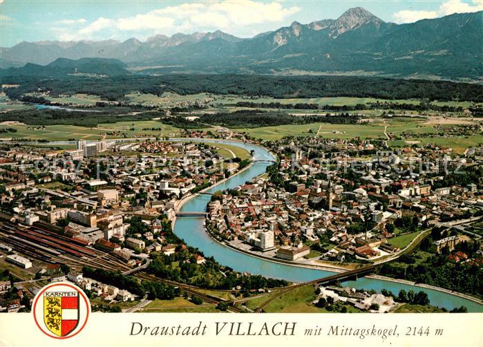 Villach Kaernten Fliegeraufnahme