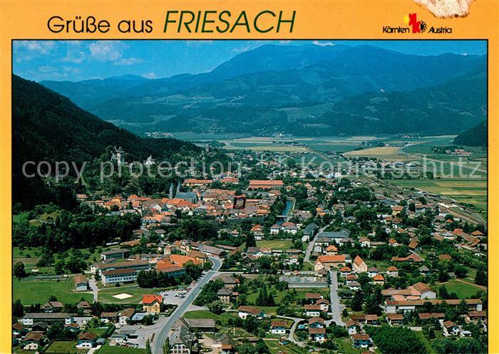 Friesach Kaernten Fliegeraufnahme