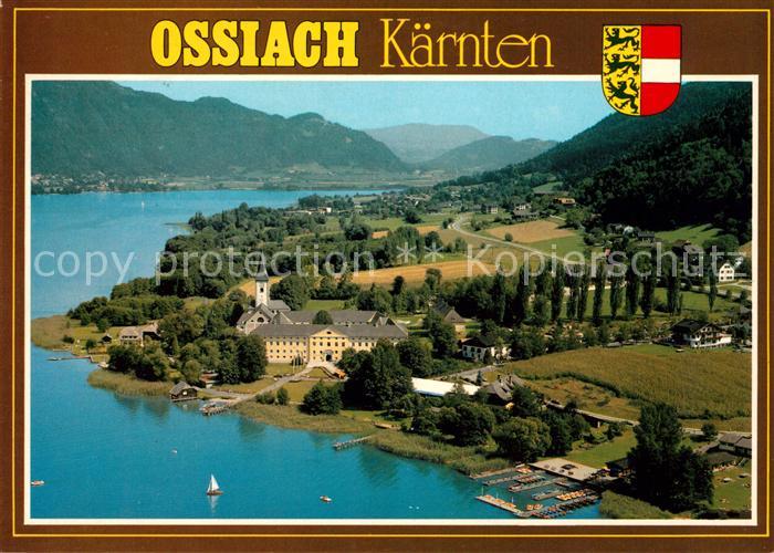 Ossiach Fliegeraufnahme Stiftskirche Benediktinerabtei
