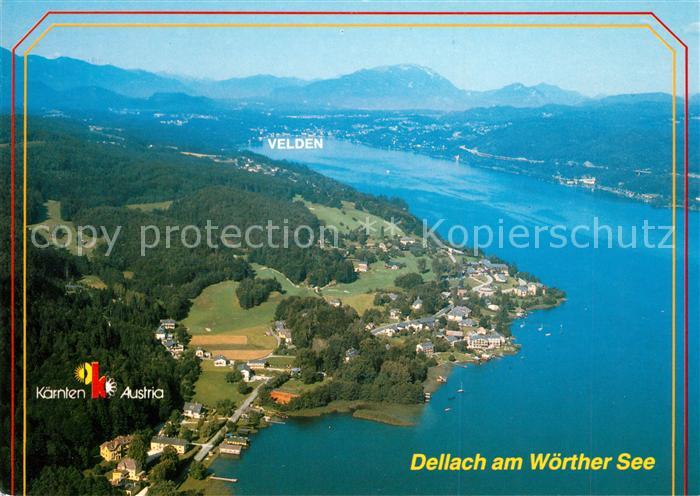 Dellach Woerthersee Fliegeraufnahme