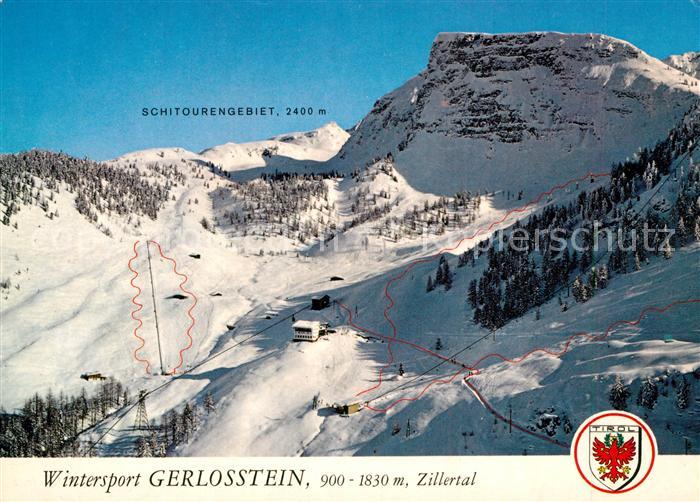 Gerlos Gerlosstein Skitourengebiet Winter