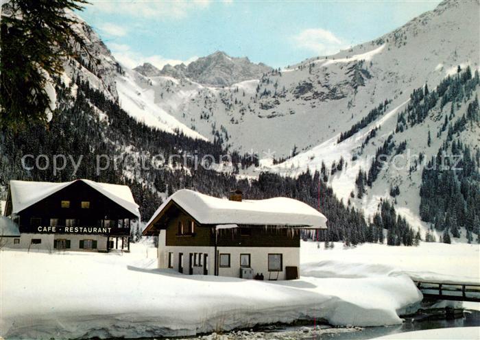 Tannheim Tirol Vilsalpsee Lachenspitze Cafe Restaurant Winter